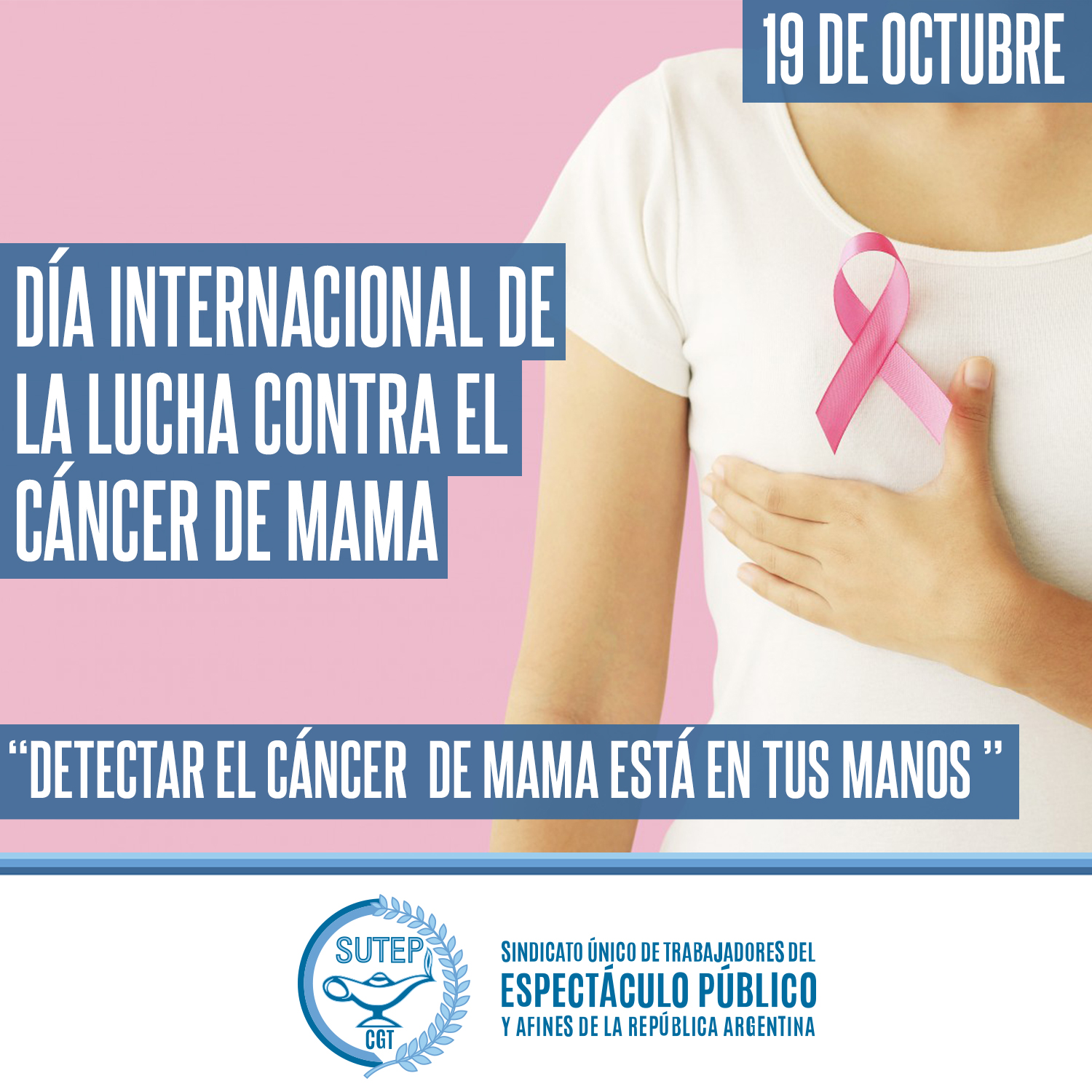 Día Internacional De La Lucha Contra El Cáncer De Mama