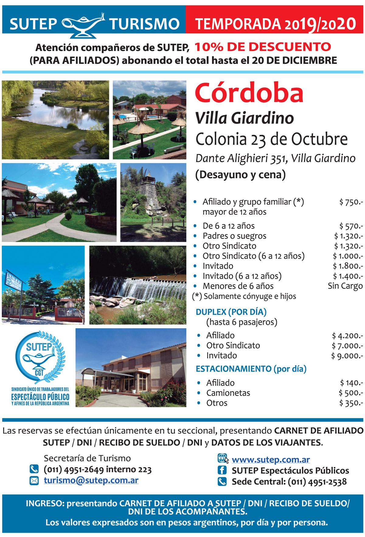 TURISMO CORDOBA temporada 2019-2020